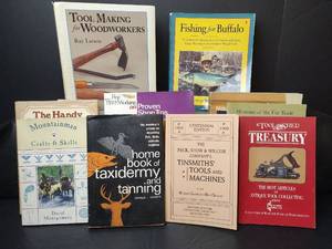 lot 224 image: Collection of Crafts, Tools, Woodworking & Outdoor Skills Books