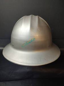 lot 280 image: Alumihat Type SH-5 Aluminum Full Brim Hard Hat by Jackson, Adjustable