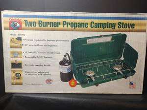 lot 303 image: Century Two Burner Propane Camping Stove Model 456001