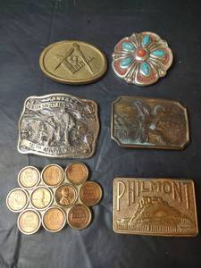 lot 311 image: Assorted Belt Buckles