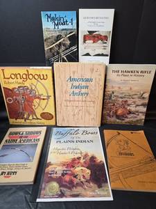 lot 346 image: Books on Bows Arrows Rifles and Native American History