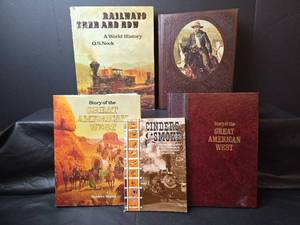lot 348 image: Railways Then and Now, Story of the Great American West, Cinders & Smoke, Western History