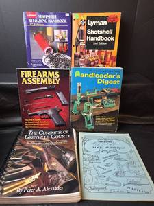 lot 352 image: Firearms & Handloading Books - Lyman Shotshell Handbook, NRA Guide, and Gunsmith Reference
