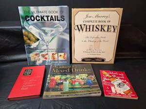 lot 361 image: Cocktail & Whiskey Bartender Books