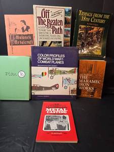 lot 365 image: Malones Metalcraft, Off The Beaten Path, WWI Combat Planes, Tidings 18th Century, Maramec Iron Works, Plan B, Ornamental Metal Casting