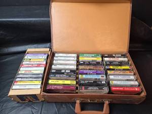 lot 369 image: Collection of 50 Music Cassette Tapes Classic Rock Country Christmas Compilations