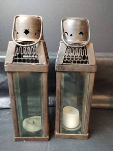 lot 427 image: Metal Candle Lanterns