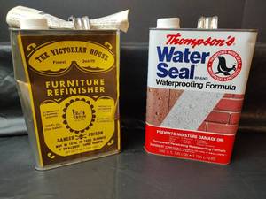 lot 433 image: Victorian House Furniture Refinisher & Thompsons Water Seal