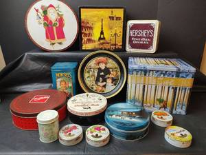 lot 448 image: Assorted Tins