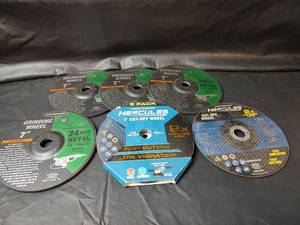 lot 454 image: Grinding and Cut-Off Wheels, 7 inch