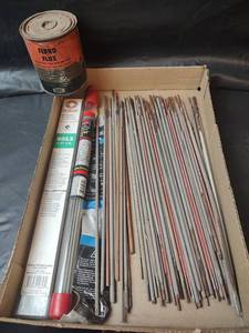 lot 592 image: Welding Rod and Ferro Flux