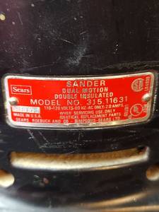 lot 610 image: Craftsman Dual Motion Sander and Drill Master 38 Drill, Tested