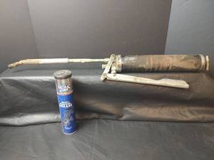 lot 635 image: Grease Gun with Extension and Grease