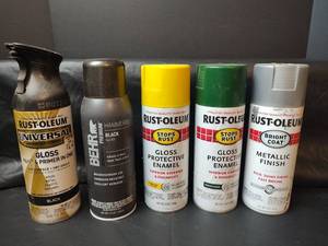 lot 637 image: Spray Paint(some partially filled)