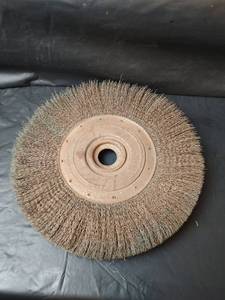 lot 654 image: Wire Wheel Brush 12 inch Dia.