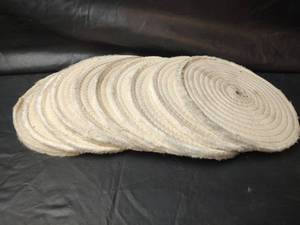 lot 658 image: Cotton Buffing Wheel Polishing Pad, 8 inch, Qty 10