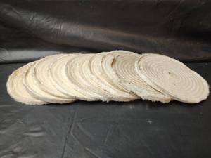 lot 659 image: Cotton Buffing Polishing Pad, 8 inch, Qty 10