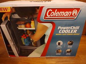 lot 722 image: NIB Coleman 40 Quart PowerChill Cooler
