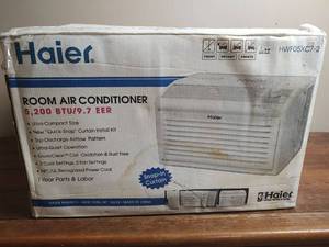 lot 849 image: NIB Haier Room Air Conditioner 5,200 BTU 9.7
