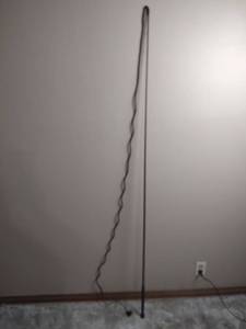 lot 890 image: Black Braided Whip