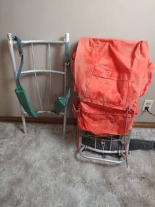 lot 891 image: Framed Backpack with Nylon Bag plus Extra Frame