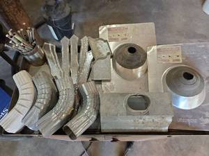 lot 1016 image: Arpc� Multi-Size Self-Seal Aluminum Roof Flashing and Gutter Parts