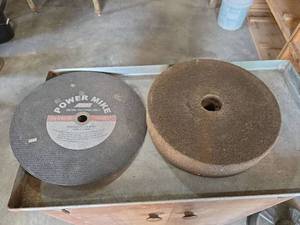 lot 1021 image: 14in Metal Cutting Wheels and Grinding Stone