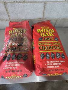 lot 1044 image: Royal Oak 100% Natural Wood Charcoal 10 LBS, 2 Pack