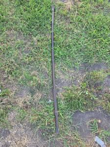 lot 1216 image: Solid Metal  Pry Bar with Taperes Tip and Loop Handle