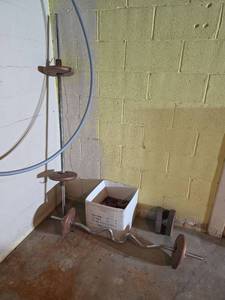 lot 1517 image: Barbell Weight Set with Weights and Bar