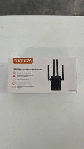 lot 18047 image: NETEDA 1200Mbps Dual Band WiFi Extender N1200 - Retail $35