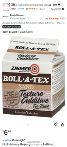 lot 18066 image: Zinsser Roll-A-Tex Sand Texture Additive For Paint 1 Pound 22616 - Retail $8