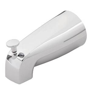lot 18078 image: Tub Spout with Diverter 12 in IPS in Chrome - Retail $20