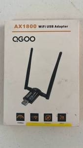 lot 18098 image: QGOO AX1800 WiFi USB Adapter - Retail $30