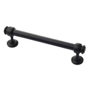lot 18110 image: Alzassbg Matte Black Cabinet Pulls and Handles 10 Pack, AL3082MB - Retail $50