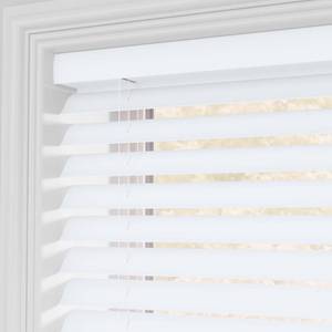 lot 18149 image: SelectBlinds 2 SWave Cordless Faux Wood Blinds �� Enhanced Light Control, Moisture Resistant, Child Safe, White �� 36 W x 48 H - Retail $55