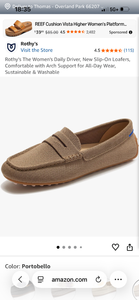 Rothy's The Women's Daily Driver Slip-On Loafers Portobello - Retail: $149