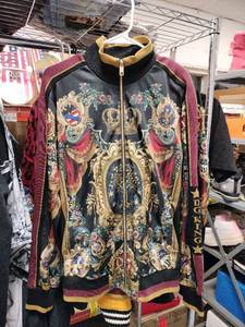 lot 62549 image: Dolce & Gabbana Multicolor Star King Track Jacket - 48 - Retail- $2480.00