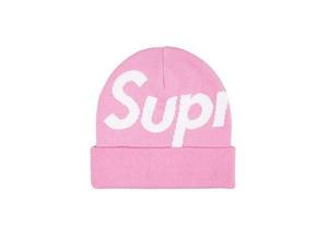 lot 62524 image: Supreme Big Logo Beanie - Pink