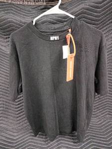 lot 2004 image: Heron Preston Embroidered Emblem Tee BlackWhite - M
