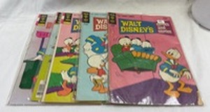lot 7 image: Gold Key Walt Disneys Comics and Stories 5-Issue Lot