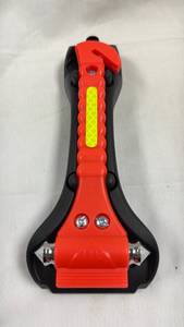 lot 64 image: Car Safety Hammer Escape Tool -  Red and Black