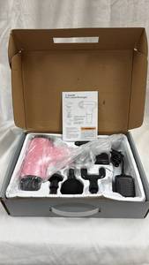 lot 74 image: 6 Speeds Percussion Massager Cordless Rechargeable 2000mAh 12V 24W