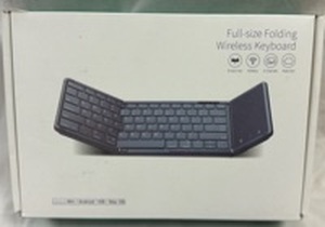 lot 79 image: Full-size Folding Wireless Keyboard with Touchpad & 3 Channels