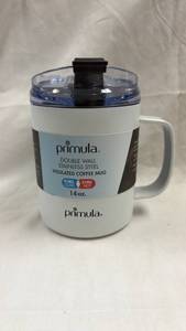 lot 96 image: Primula Double Wall Stainless Steel Insulated Coffee Mug 14oz