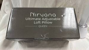 lot 102 image: Brand new Nirvana Ultimate Adjustable Memory Foam Pillow