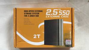 lot 174 image: 2.5 SSD External High-Speed Storage System 2TB Hard Drive