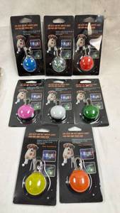 lot 178 image: LED Clip-On Pet Safety Light 8-Pack Multi-Color