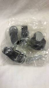 lot 210 image: 2 Swivel Caster Wheels with Brake - Set of 4 w Threaded Stem