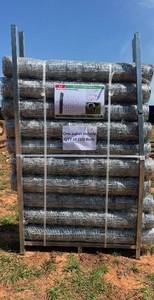 lot 8024 image: Unused KJ Metal Galvanized Field Fence Roll 4x100ft (K1230)